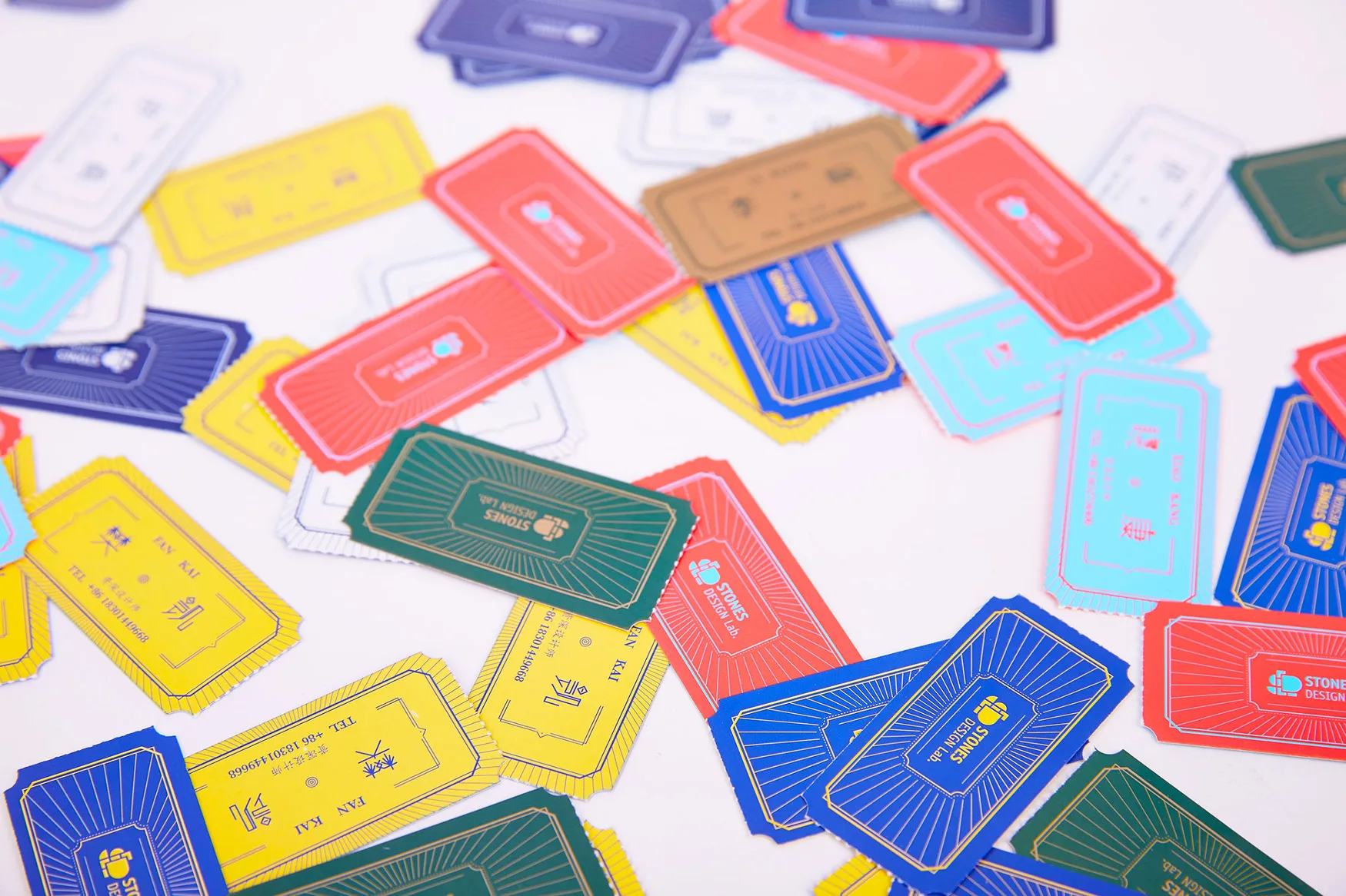 B Cards printed card detail 9
